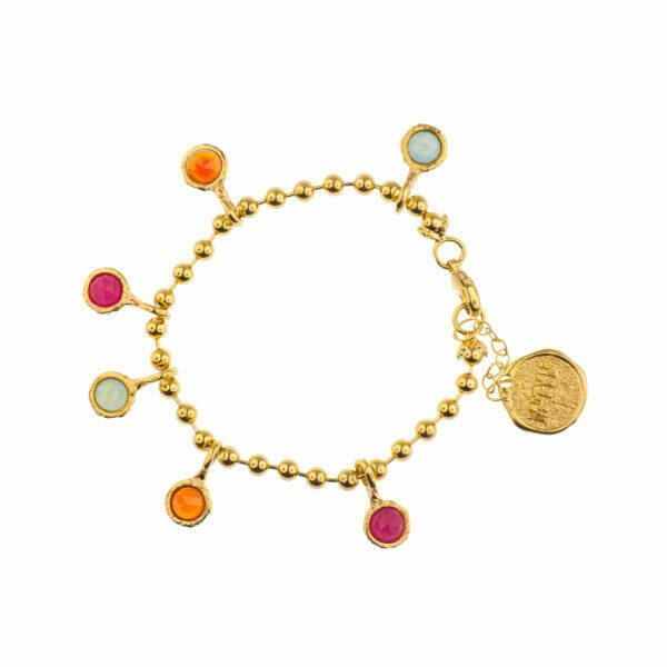 unique handmade bracelet with natural stones