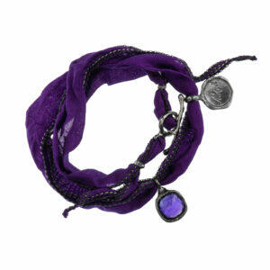 handmade bracelet with amethyst