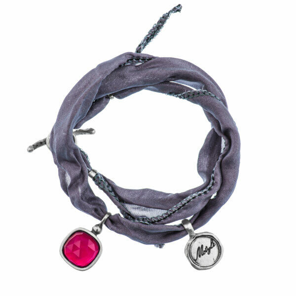 handmade bracelet with natural stone