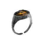 handmade unique silver ring