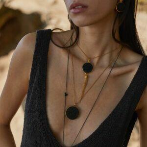 artistic silver handmade necklace
