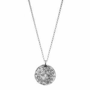 handmade silver necklace with slavic symbol