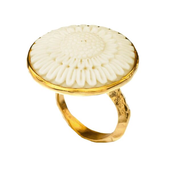 ręcznie wykonany pierścionek ze srebra